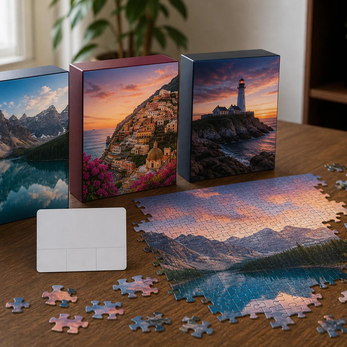 Non-branded 3 puzzle 3 month gift membership